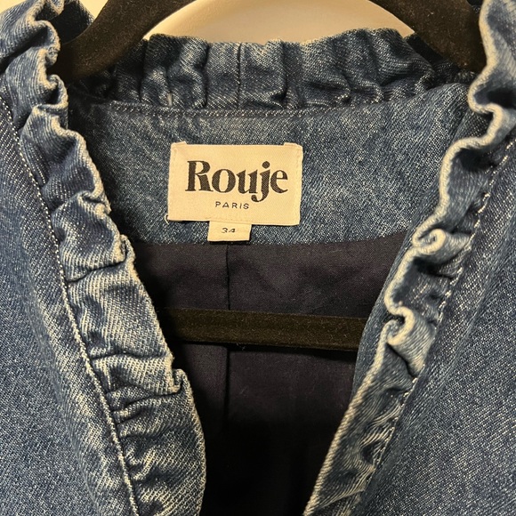 *SOLD* Rouje Brune Denim Jacket - Size 34 (US 2) - Picture 4 of 4